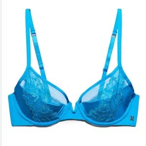 Savage X FentyLace Half‑Cup Bra – 34A | Coquette Y2K Boudoir Glam |